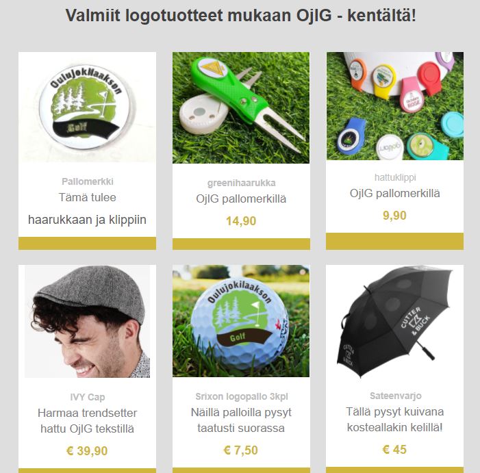 Oulujokilaakson Golfklubi Ry - Hox! Kesä tulee, muistathan OjlG